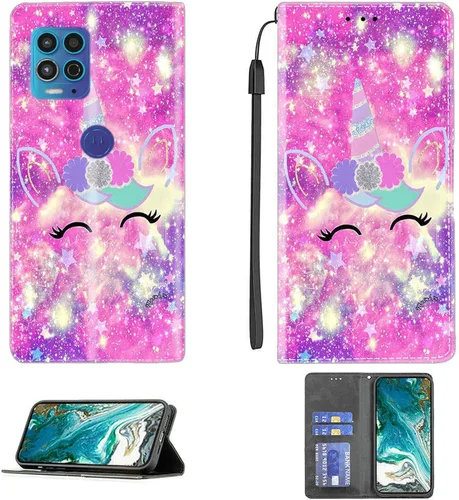 Miniatura 316 de Funda para Moto One Zoom compatible con Motorola One Zoom Phone Case Flip Stand Cover Magnetic Close YHD