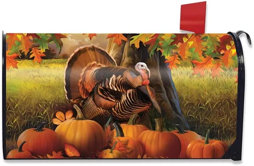 Miniatura 11 de Briarwood Lane Funda para buzón de otoño Be Grateful
