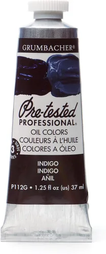 Miniatura 5 de Grumbacher Pintura al óleo pre-probada, 1.3 fl oz/1.25 onzas, azul ártico (P313G)