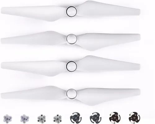 Miniatura 2 de SeiZed 4 piezas de hélice 9450S para DJI Phantom 4 Pro Advanced Drone cuchillas de liberación rápida de repuesto accesorios de ala de repuesto Blanco