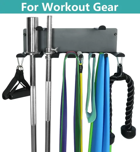 Miniatura 3 de Soporte multiusos para gimnasio, bandas de resistencia, accesorios de gimnasio en casa, bandas de fitness, ganchos resistentes para bandas