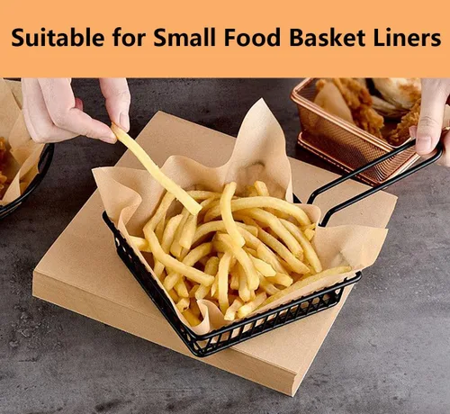 Miniatura 7 de 100 piezas de papel de pergamino sin blanquear de 6 x 6 pulgadas, papel de hamburguesa, hojas de papel de cera cuadradas antiadherentes para separar