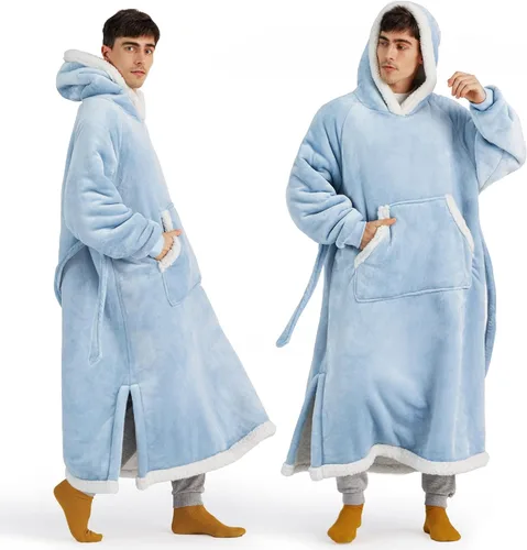 Miniatura 9 de Bedsure Manta Ponible con Capucha, Cómoda Sudadera Manta Larga con Capucha como Regalos de Sudadera para el Día de las Madres para Mamá Mujeres