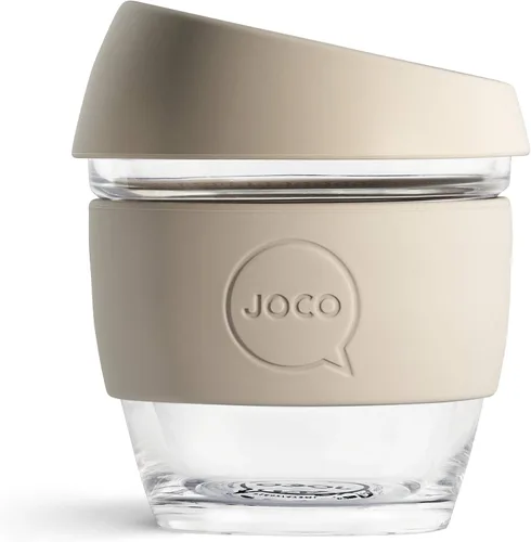 Miniatura 15 de JOCO Taza 4oz - Taza clásica reutilizable de vidrio de borosilicato eco-innovador - (Mood Indigo)