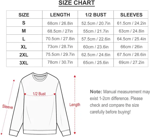 Miniatura 5 de Hail Satan Baphomet Goat Long Sleeve Sweatshirt Casual Crewneck Pullover Sweater Jumper Tops for Women Men