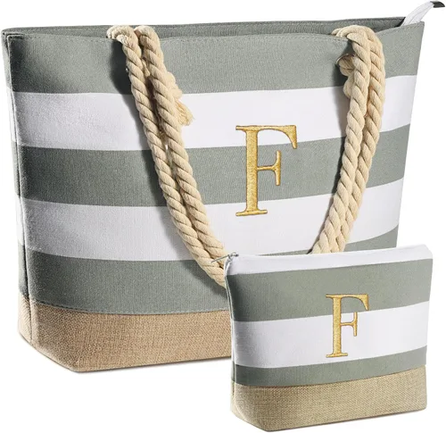 Miniatura 110 de YOOLIFE Bolsas de playa para mujer, bolsa de lona de viaje, bolsa impermeable para piscina, artículos esenciales de viaje, regalos para mujeres