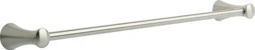 Miniatura 2 de Lahara - Toallero montado en la pared de 24 pulgadas, soporte para papel higiénico y gancho para bata en acero inoxidable brillante