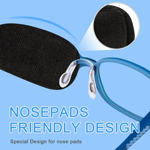 Miniatura 4 de Paquete de 4 parches para ojos para niños, niñas, niños, parche para ojos derecho e izquierdo para anteojos, parche para ojos perezosos para niños