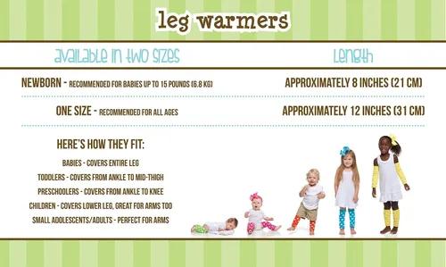Miniatura 3 de juDanzy Baby Toddler and Child Polka Dot, Christmas, Halloween and Thanksgiving Style Leg Warmers