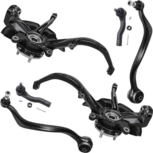 Miniatura 248 de Detroit Axle - Kit de extremo delantero para Chrysler 300 Dodge Charge Challenger 2011-2023, 2 brazos de control inferiores traseros 2 rótulas