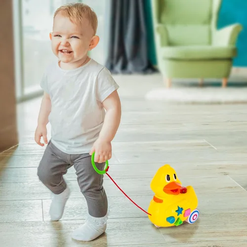 Miniatura 2 de ArtCreativity Juguete musical de pato para niños pequeños, juguetes de pato iluminado con sonidos y música, juguete de pato para niños, bebés