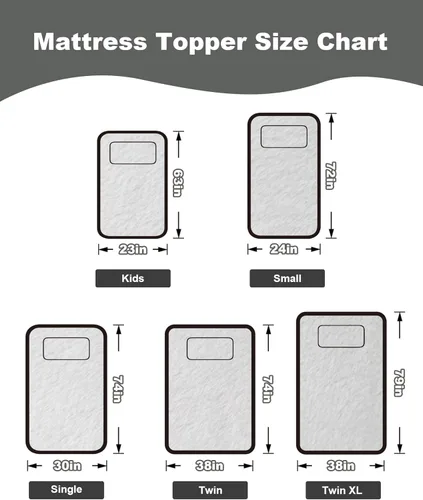 Miniatura 7 de Ferlizer Memory Foam Camping Mattress Pad, 3" Portable Roll Up Sleeping Pad for Adults, Camping Bed Pads for Sleeping with Waterproof Cover & Travel