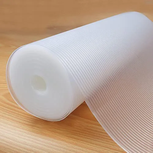 Miniatura 12 de Revestimiento para estantes, forro antideslizante para gabinete, lavable a prueba de aceite para armario de cocina, estantes, refrigerador