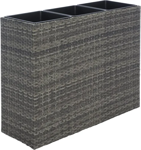 Miniatura 9 de SAFAVIEH Rita - Soporte para plantas de mimbre beige de 3 niveles con cestas, estante vertical para macetas para patio, balcón, jardín, 32.28