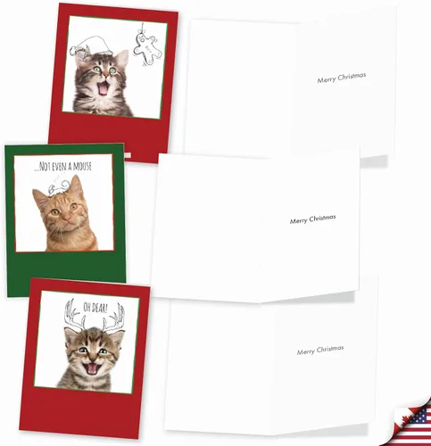 Miniatura 3 de The Best Card Company Mini-XS-G-3 Tarjetas de Navidad