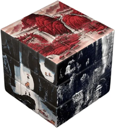Miniatura 2 de Serie temática de pintura famosa, cubo mágico, obra maestra de celebridades, cubo de transformación de fotos, regalo creativo, juguetes