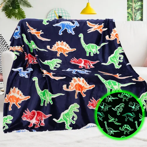 Miniatura 7 de Manta de ajolote para niños, regalo de juguete de ajolote para niños de 3 a 8 años, suave y acogedora manta de forro polar azul marino para cuna