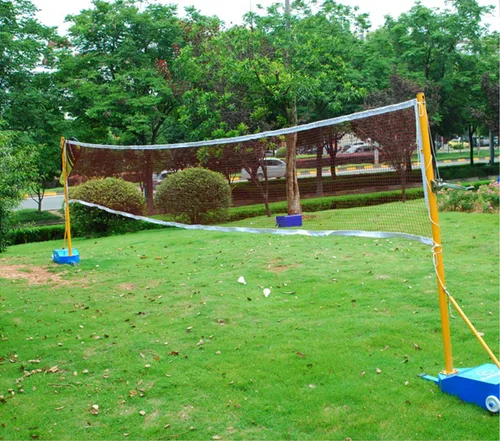 Miniatura 5 de Red de bádminton, juegos de bádminton para patios traseros con red de bádminton para patio trasero, red de bádminton portátil para torneo