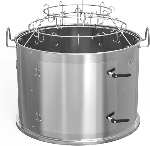 Miniatura 8 de onlyfire Kit para ahumar parrilla de acero inoxidable, accesorio para colgar costillas para parrillas Weber de carbón de 18 pulgadas, convierte tu