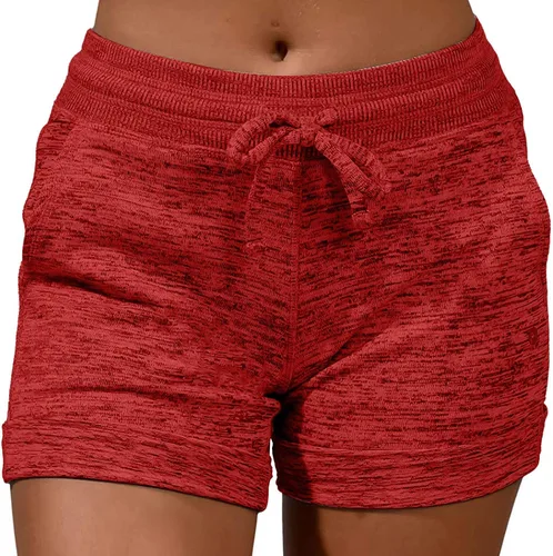 Miniatura 2 de Pantalones cortos de vendaje para mujer, pantalones cortos estampados con bolsillos, pantalones sueltos casuales para mujer, tops de manga corta