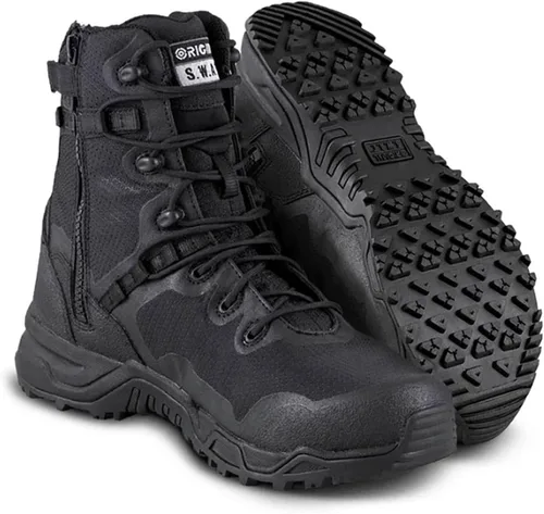 Original S.W.A.T. Equipo Alpha Fury para hombre de 8 pulgadas con cremallera lateral