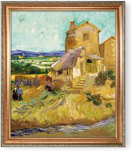 Miniatura 74 de A&T ARTWORK Noche estrellada sobre el Ródano de Vincent Van Gogh. Tamaño del marco: 36 x 30 pulgadas, tamaño de la imagen: 30 x 24 pulgadas