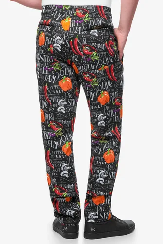 Miniatura 2 de UA Chef - Pantalones de chef profesionales para hombre, pantalones de cocina holgados de algodón