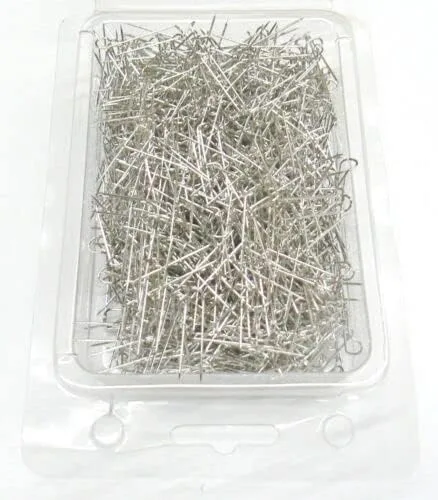 Miniatura 4 de Joyas U-Pins Display Pads Pins Silver Jewelry 1000pc Tono Plata 1" U Pines