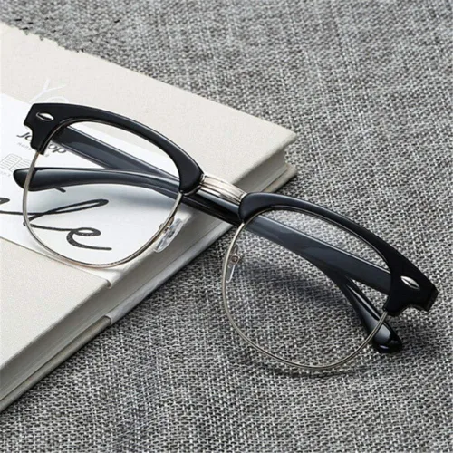 Miniatura 2 de LNTICB® Gafas con Bloqueo de Luz Azul para Computadora, Gafas de Lectura, Montura de Gafas con Lente Transparente, Unisex, Anti UV, Anti Fatiga