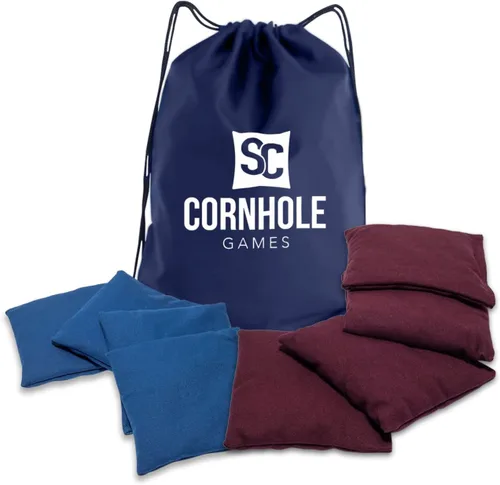 Miniatura 10 de Bolsas de cornhole resistentes al clima (juego de 8) - Tamaño/peso profesional de regulación (16 oz) - Uso en tableros de cornhole profesionales