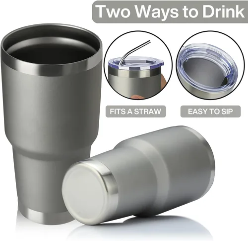 Miniatura 3 de Meway vaso para café de 30 onzas Gris (Cold Grey)