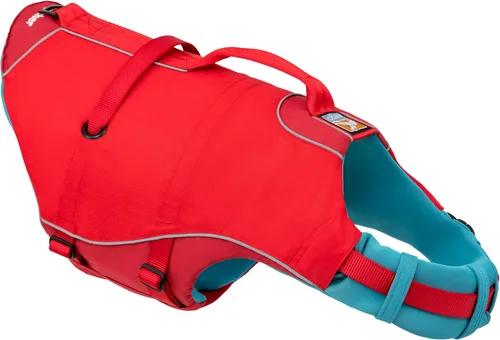 Chaleco salvavidas para perros Kurgo Surf N Turf, rojo burdeos, S, Rojo/Rojo