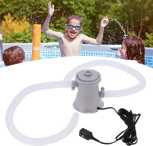 Miniatura 3 de Bomba de filtro de piscina con protección GFCI para piscinas sobre el suelo Cartucho Bomba de filtro de piscina 300GPH Tarifa para piscinas