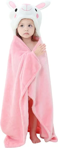 Miniatura 13 de Manta Vestible con Capucha para Niños Pequeños Toallas con Capucha Suave y Acogedora Manta Vestible con Capucha para Niños y Niñas