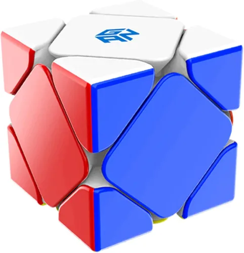 CuberShop GAN Skewb - Cubo magnético de velocidad (versión esmerilada estándar), 2020 GAN Skewb M para cubos de velocidad, juguete de rompecabezas