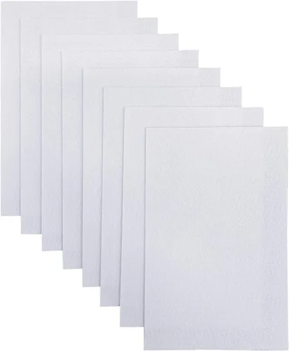 Miniatura 23 de Jtnohx - Fieltro rígido, hojas de fieltro de 2 mm de grosor para manualidades, cuadrados de tela de fieltro dura de 20,3 x 30,5 cm, 8 piezas
