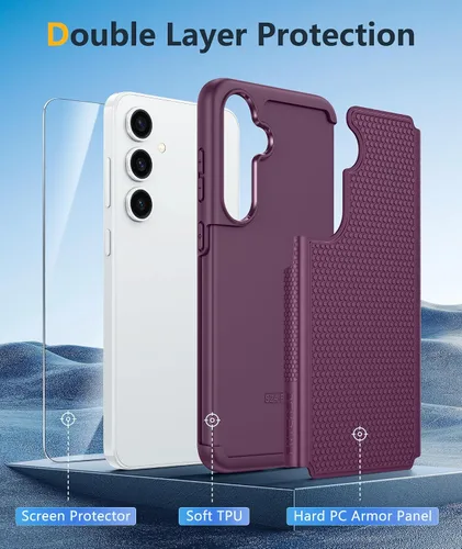 Miniatura 792 de FNTCASE Funda para iPhone 17 Pro: Fundas delgadas translúcidas de color azul claro compatibles con MagSafe, protección completa de la cámara
