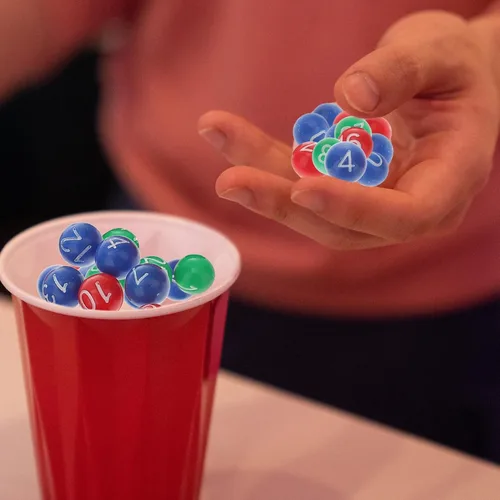 Miniatura 8 de Zerodeko 49 bolas numeradas para rifas de 1 a 49, accesorios de plástico para juegos de bingo, ligeros y duraderos para juegos de fiesta