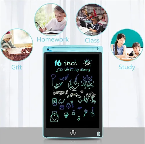 Miniatura 6 de Tableta de escritura LCD para niños, tablero de escritura de dibujo electrónico, tablero de dibujo educativo para niños de 6 años en adelante, niños