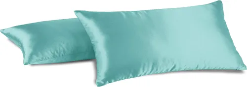 Miniatura 14 de Creativa y colorida brillante satin de imitación / Funda de Almohada, Multicolor