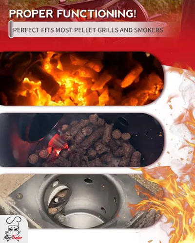 Miniatura 7 de Paquete de 2 encendedores de repuesto para barras calientes Traeger, Pit Boss, Camp Chef y Z Grills, Oklahoma Joe's – Elemento calefactor resistente