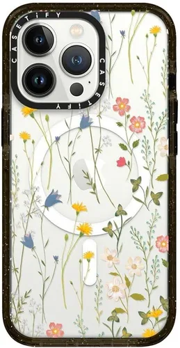 Miniatura 64 de CASETiFY Impact - Funda para iPhone 13 [protección contra caídas de 6.6 pies/compatible con Magsafe] Black Kingsnake, color negro transparente