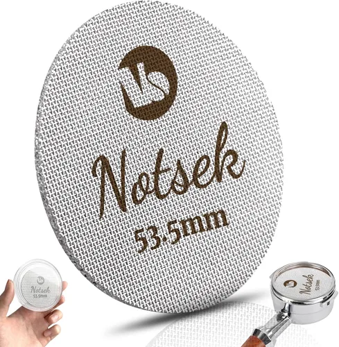 NOTSEK Pantalla de disco de 2.126 in para Breville, pantalla de disco espresso para portafiltro con caja de almacenamiento de acrílico, reutilizable