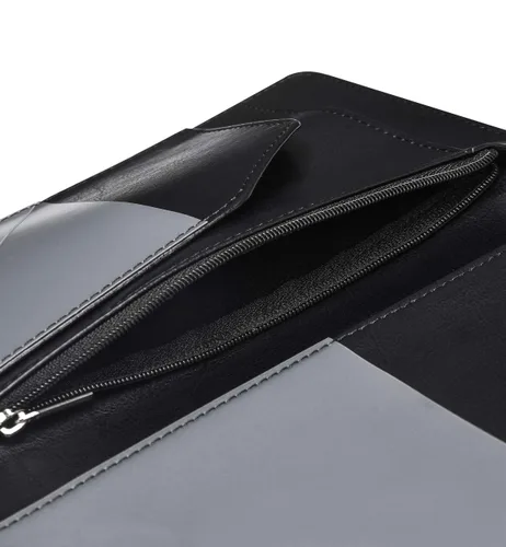 Miniatura 6 de Libreta organizadora para camarera Book&Waitstaff; de piel con brillos y cartera y bolsillo con cierre; lindo organizador con bolsillo para monedas