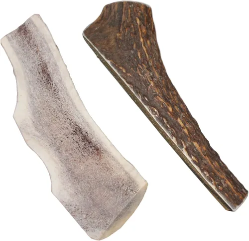 Miniatura 8 de Elkhorn Premium Chews - Paquete individual pequeño dividido (para perros y cachorros de 0 a 20 libras) asta de alce de grado premium para perros