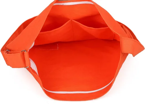Miniatura 53 de Covelin - Bolsa de hombro informal de lona para mujer, estilo bohemio y retro, bolsa de mano, bolso cruzado, tamaño grande