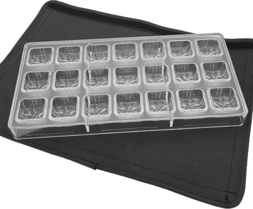 Miniatura 4 de Caja de regalo Forma de Policarbonato Caramelo Molde Chocolate Bonbon Molde DIY Chocolate Bandeja de Plástico (2114) Molde de policarbonato