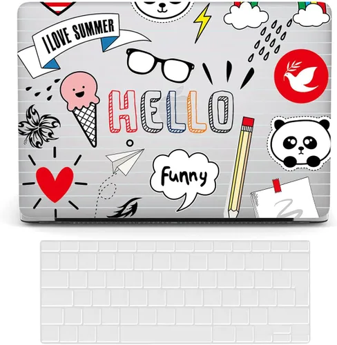Miniatura 35 de Funda para laptop compatible con MacBook Pro de 13 pulgadas con CD-ROM (Modelo: A1278, versión anterior 2012 2011 2010 2009 2008), cubierta