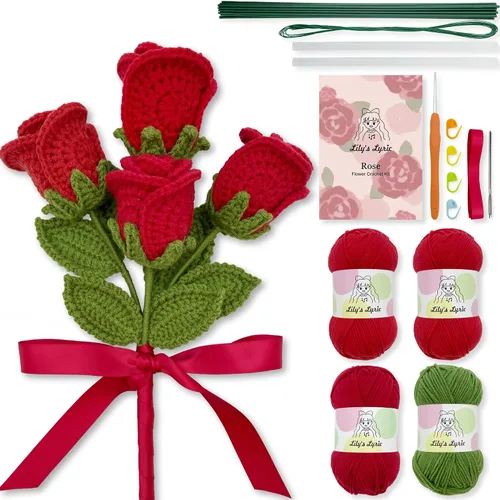 Miniatura 11 de Lily's Lyric Kit de ganchillo y manualidades Cactus Love Tutorial en video paso a paso para adultos adolescentes Idea de regalo