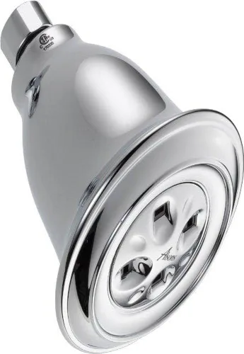 DELTA FAUCET Rubber Limited 52658-PK - Cabezal de ducha tradicional con eficiencia de agua, cromado